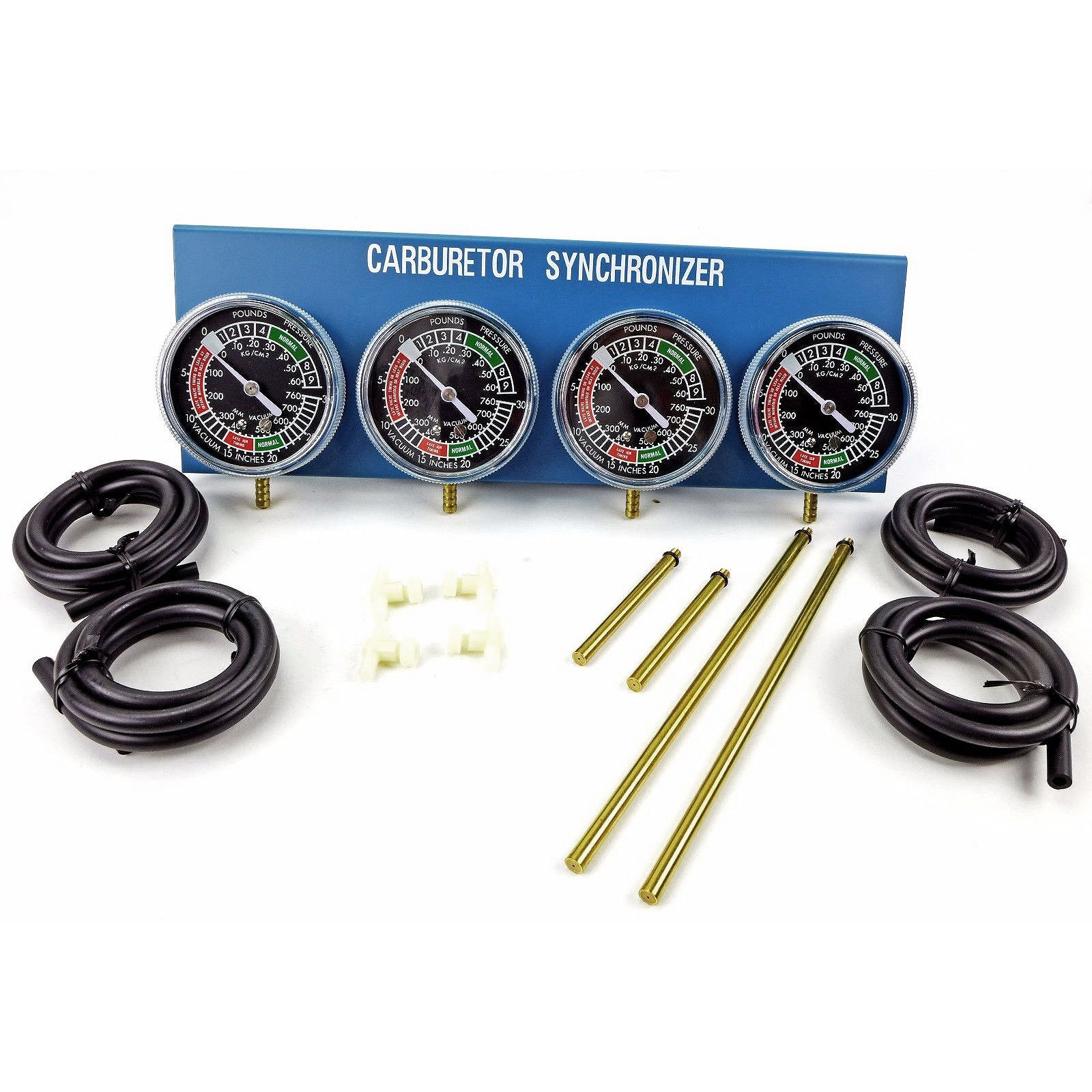 Motorcycle Carburettor Carb Vacuum Gauge Balancer 2 / 4 Cylinder Set