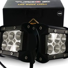 Turbo Sii 4 Inch Flood Beam Led Work Light 18w 1620lm Offroad Driving Lamps