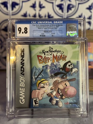 CGC GRADED 9.8 / A++  Grim Adventures of Billy & Mandy (GBA) - Not WATA