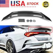 FOR 2021-23 KIA K5 LX LXS GT EX 5th RT STYLE DUCKBILL TRUNK SPOILER CARBON LOOK