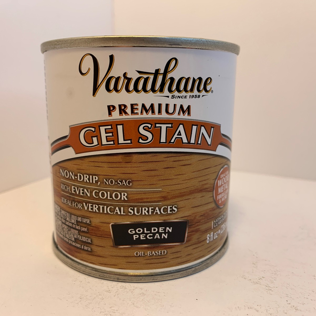 Varathane 358316 Premium Gel Stain Half Pint Golden Pecan