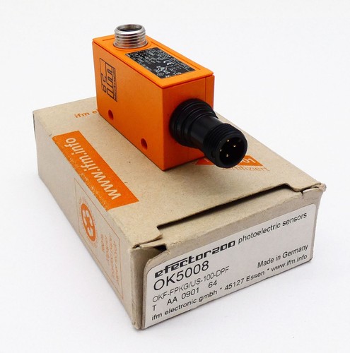 Ifm efector 200 OK5008 OKF-FPKG/US-100-DPF Fiberoptikverstärker -unused/OVP-