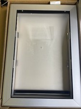 Large Aluminum Pet Dog Door Lockable Magnetic Metal Flap Screen Entry Gate Frame