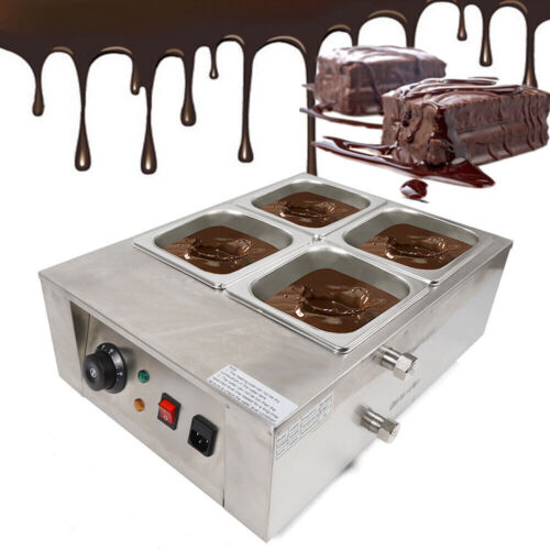 Schokolade Temperiergerät Schokoladenschmelzer Löffelausschnitt je 8KG 1000W DHL - Afbeelding 1 van 16