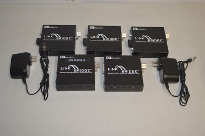 Lot Broadata Link Bridge Fiber Optic HDMI / DVI Receivers (3x LB-HDMI-RX 2x DVI)