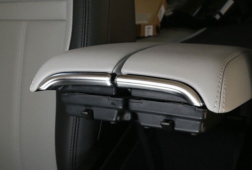 Tira de caja apoyabrazos consola central plateada mate para Range Rover Evoque 2020-2023 - Imagen 9 de 10