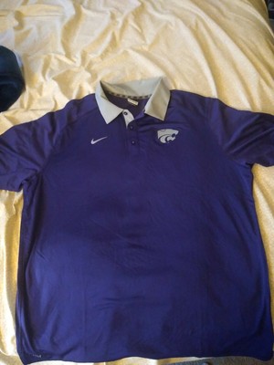 kansas state wildcats nike Polo Size 