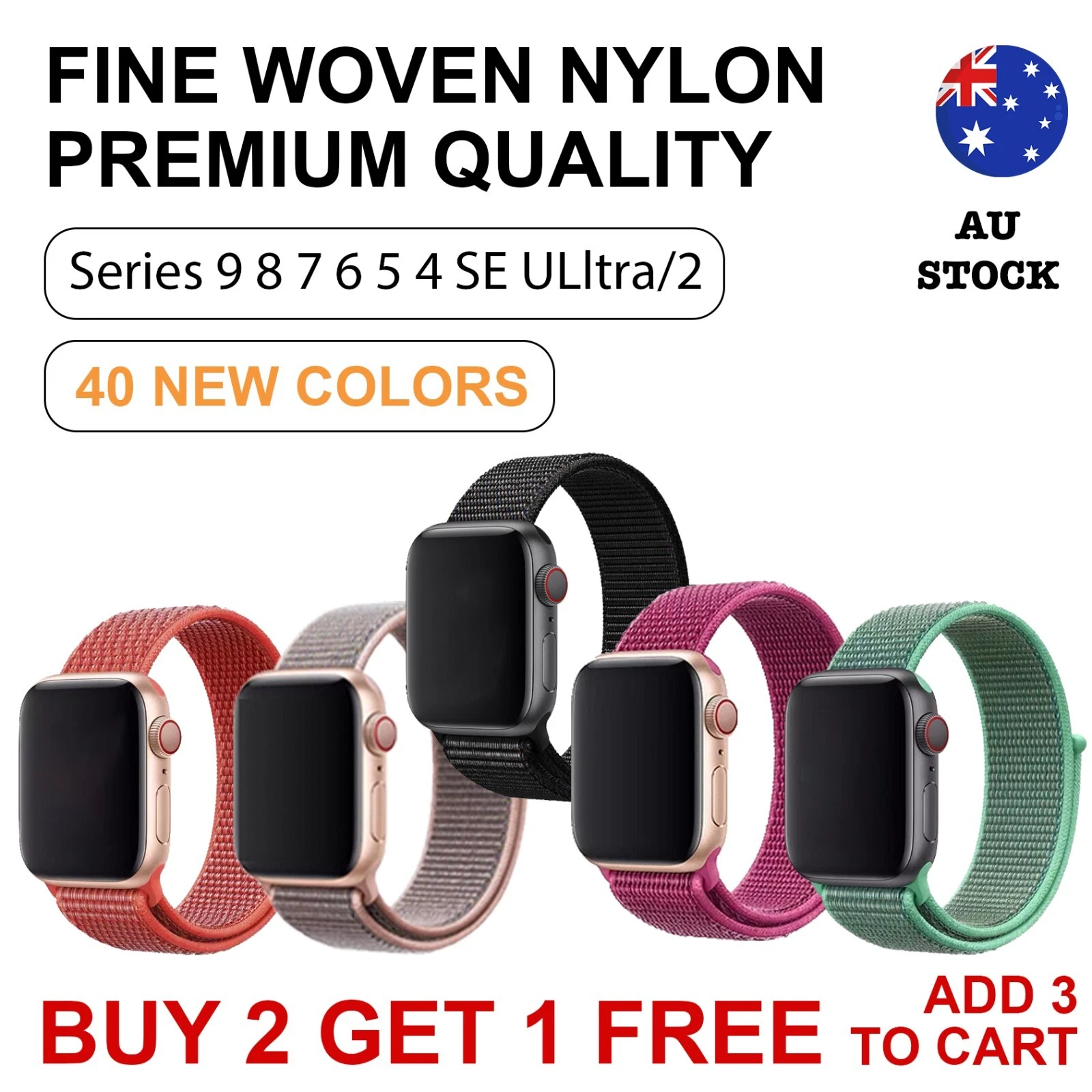 Apple Watch Woven Nylon Band