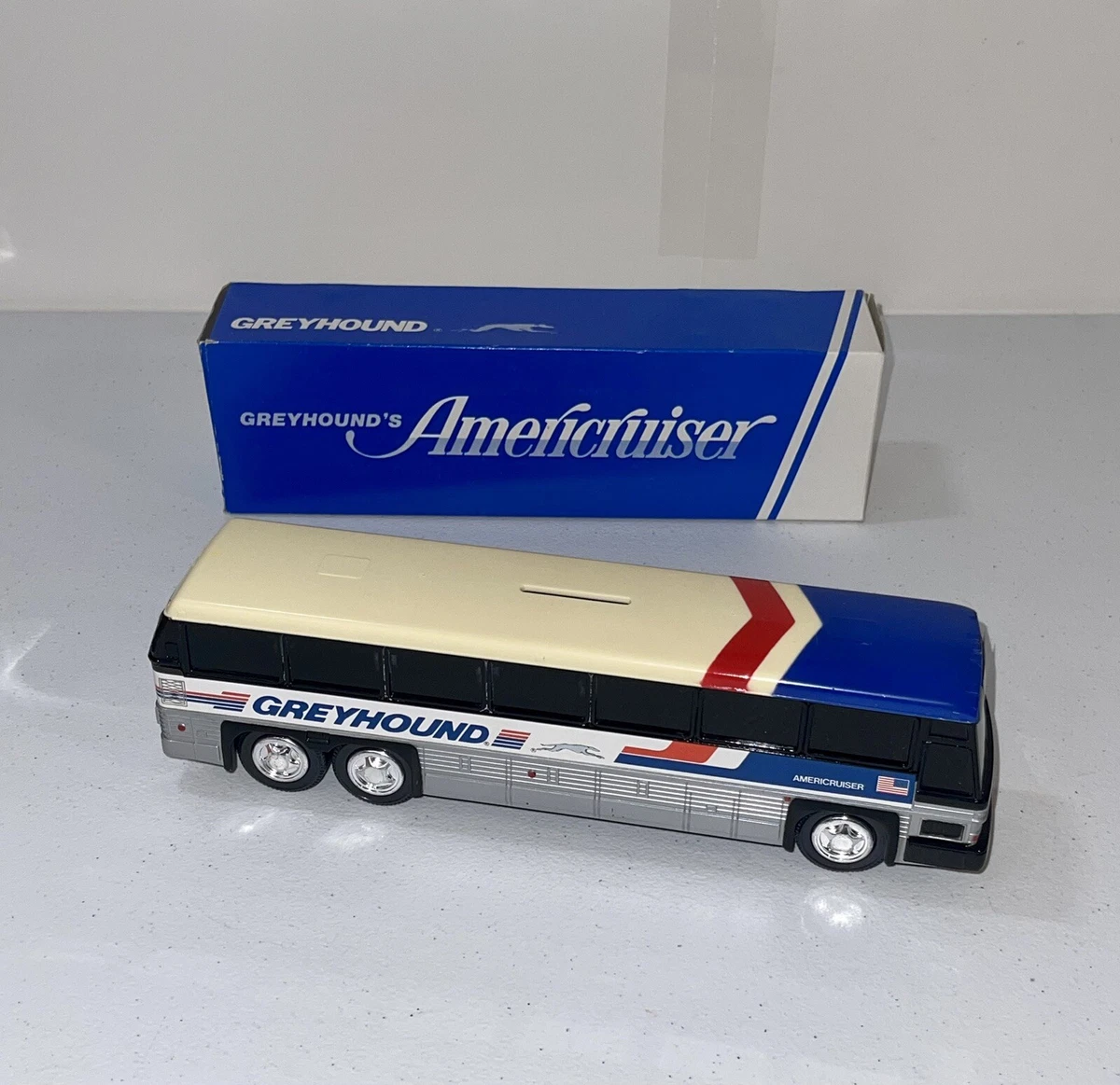 Antique greyhound best sale bus toy