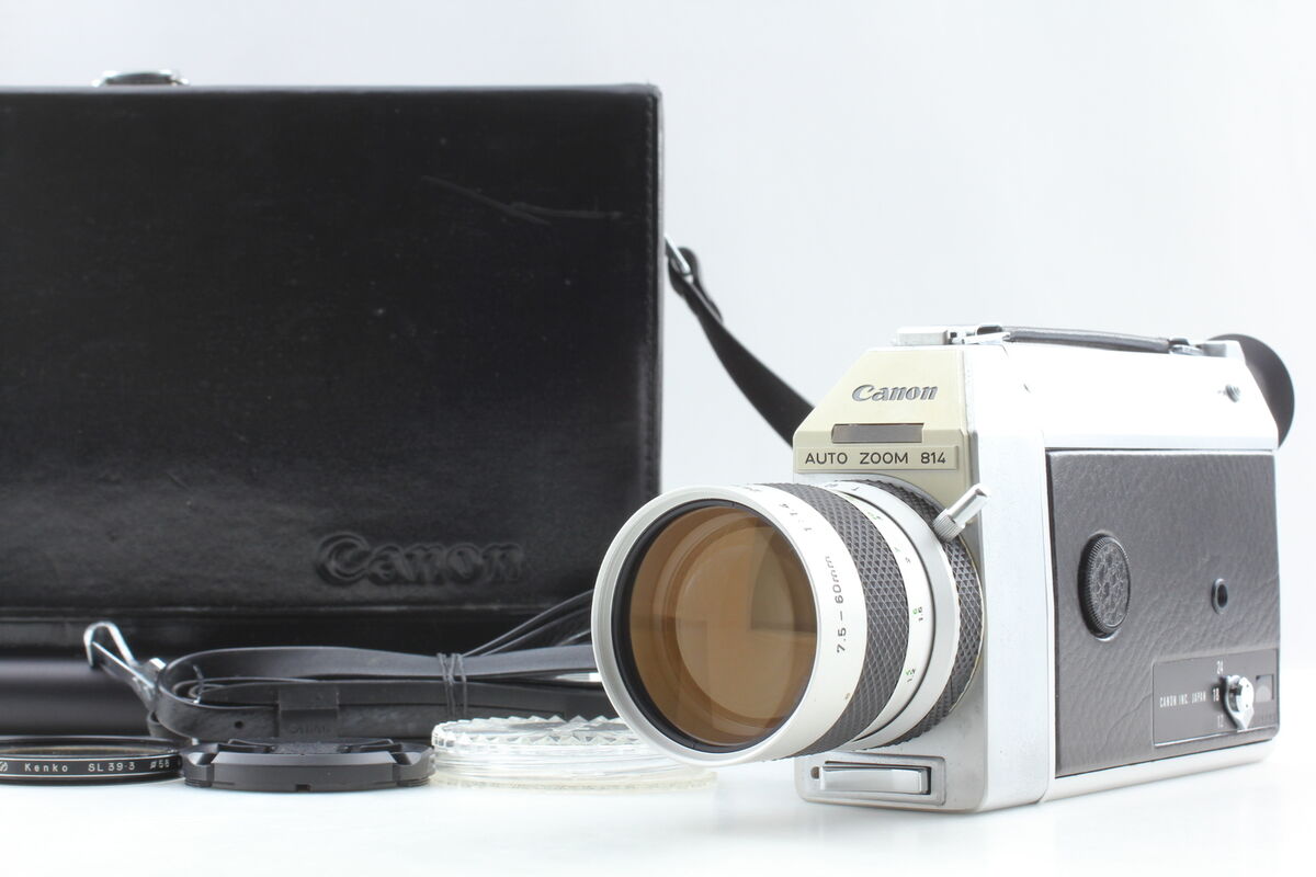 ▷ 【MINT w/Cace】Canon Auto Zoom 814 Super 8 Movie Camera ▷ 【MINT w/Cace】Canon Auto Zoom 814 Super 8 Movie Camera