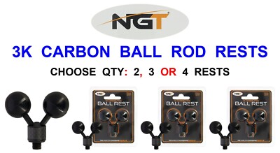 NGT 3K CARBON RUBBER BALL RUTENAUFLAGE FÜR KARPFEN FLOAT FEEDER MATCH SPOD HECHTRUTE ETC.