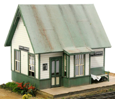 #ad Banta Modelworks 6108 O Scale Donkey Corners Depot Craftsman Kit $78.00