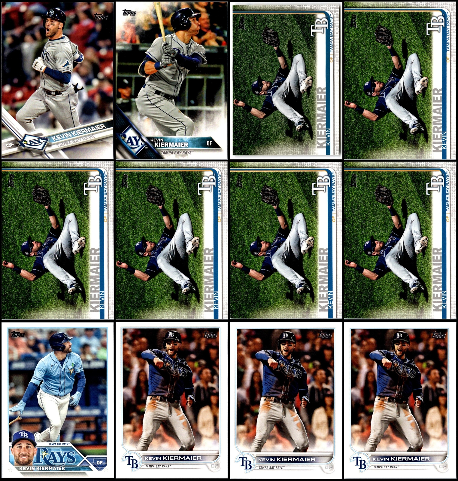 (20)  Topps Kevin Kiermaier  Lot