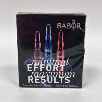 BABOR Beauty Rescue Perfect Glow Lift Express Minimal Effort Max Results 3X2ml