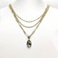 thumbnail 2 - New Kendra Scott Elisa Triple Strand Pendant Necklace In Abalone Shell / Gold