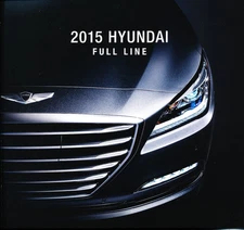 2015 Hyundai 28-page Car Sales Brochure - Equus Genesis Sonata Azera Veloster