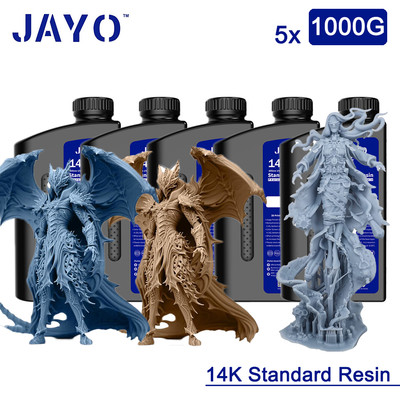 JAYO 5KG 405nm UV Photopolymer 14K Standard Resin 1KG/SET For DLP LCD 3D Drucker