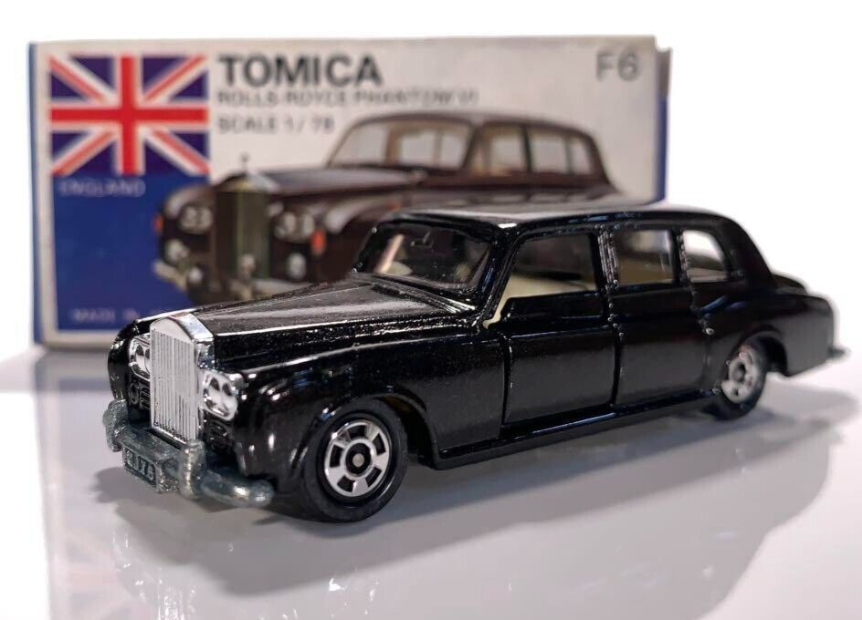 Tomica Rolls Royce Blue Box Foreign Car Series F6 Phantom Vi Tomica Rolls Royce Blue Box Foreign Car Series F6 Phantom Vi
