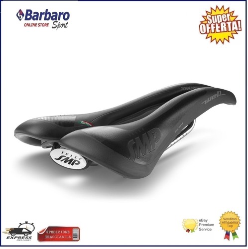 Sella SMP Well Gel Antiprostata Bici MTB E-Bike Corsa Gravel Saddle Sellino  | eBay