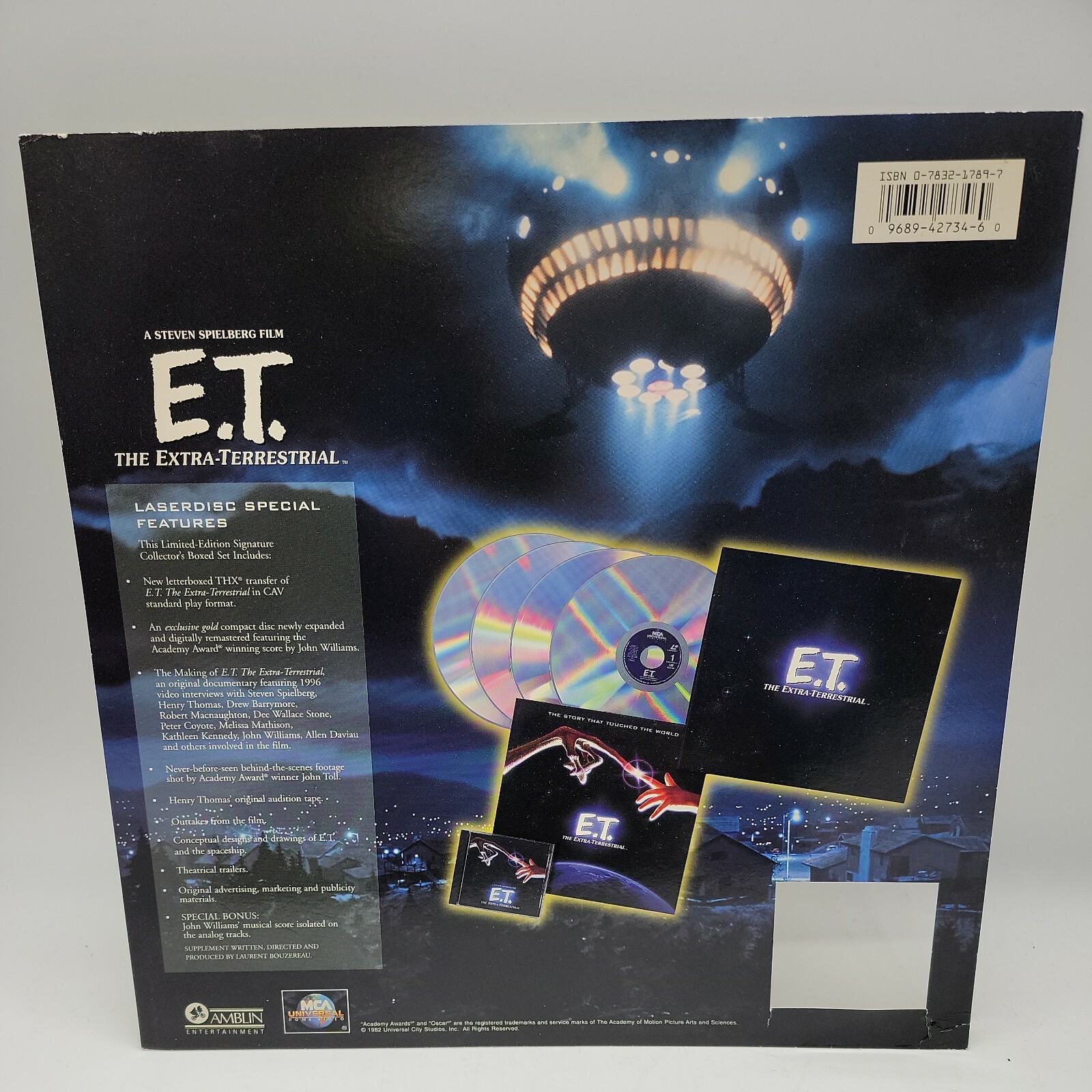 E.T. The ExtraTerrestrial (Laserdisc CAV, 1996, Signature Collection