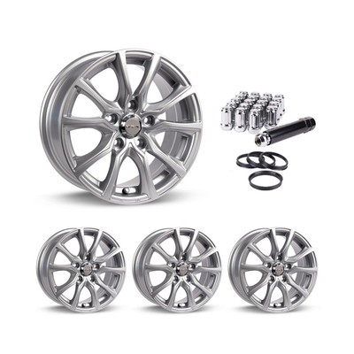 Wheel Rims Set with Chrome Lug Nuts Kit for 24 Toyota Grand Highlander P824253 1