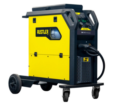 ESAB Schweißgerät Rustler EM 280C PRO mit MXL-Brenner, 4m u. Werkstückkabel