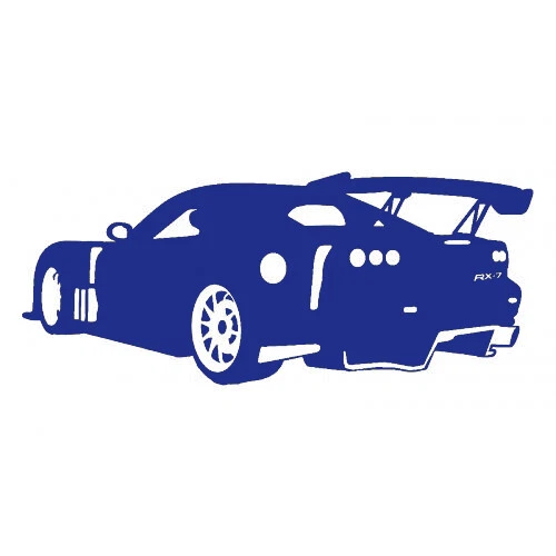 Rotary Sports RX7 Car Vinyl Decal for Apple Macbook Air Pro 13" 13.3" 15" Laptop - Image 2 of 3