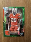 2025 Bowman Chrome University Football Green Refractor OJ FRederique Jr. #92