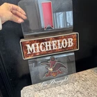 Vintage Michelob On Draught Beer Plastic Light Up Bar Sign Man Cave Very Nice!!