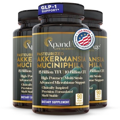 Akkermansia Muciniphila Probiotic with Berberine, Cinnamon & Inulin Fiber - 90