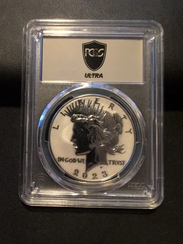 2023-S Reverse Proof Peace Dollar PCGS PR70 Ultra Breaks