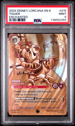 Tigger - In the Crow's Nest graded PSA 9 for sale on eBay