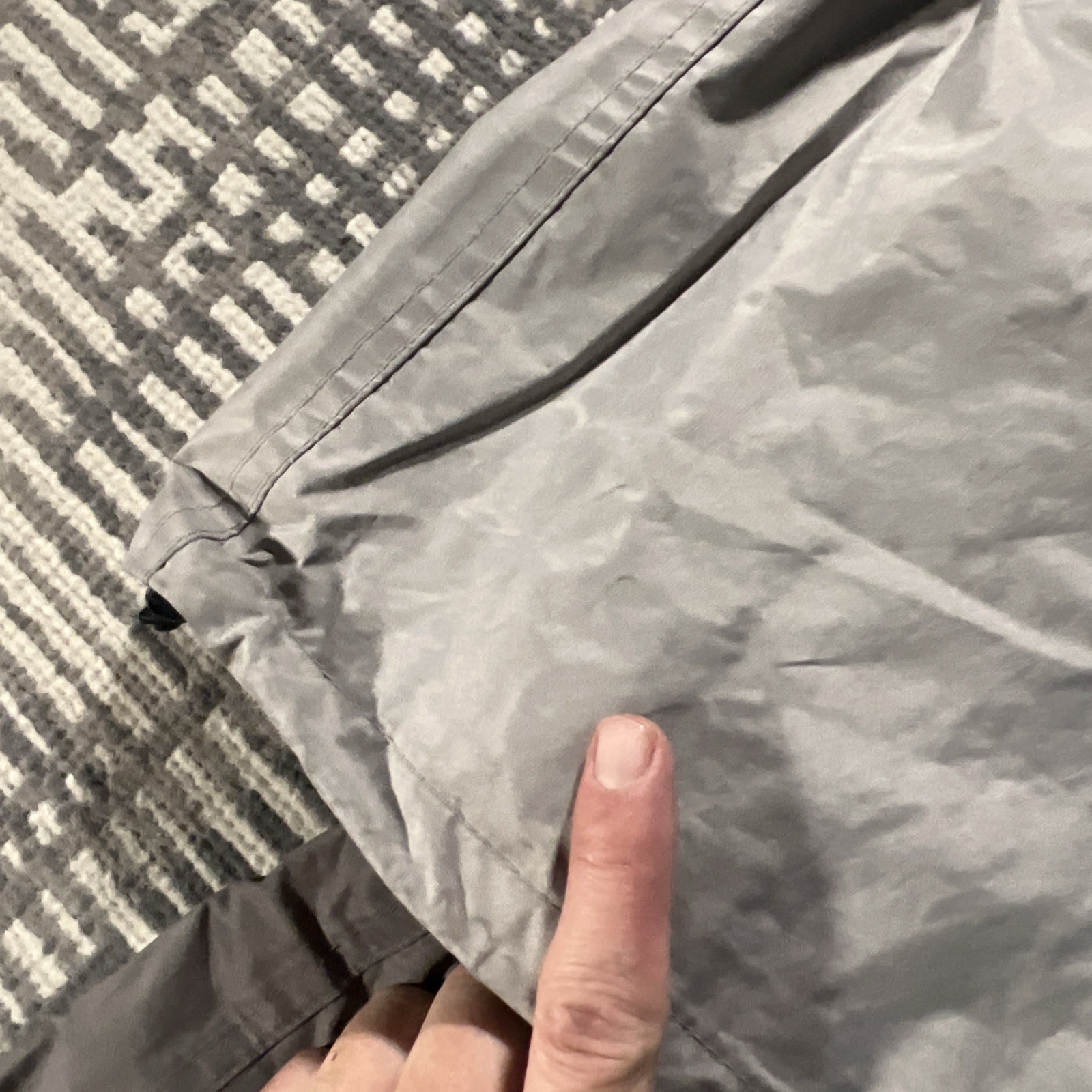 Harley Davidson Rain Gear 2 Piece Jacket Pants Small Grey Orange Hi-Vis *READ*