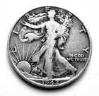1942 D  Walking Liberty Silver Half Dollar