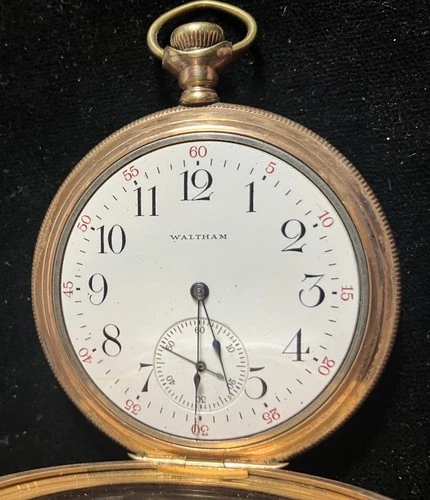 Antique Waltham 17j Pocket Watch 12s Model 1894 Grade 225, Gold Filled, WORKS!!