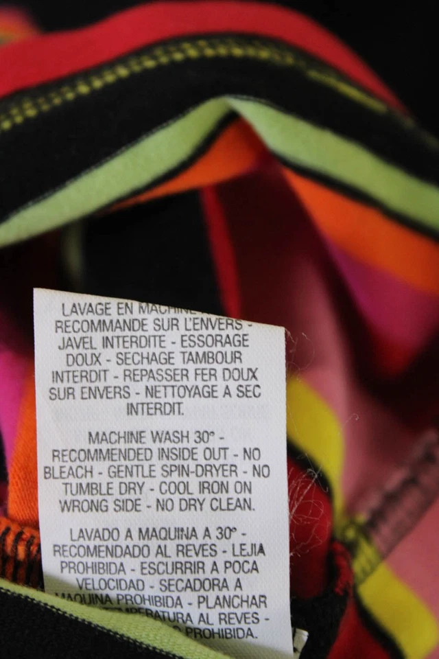 Sonia Rykiel женщин хлопок Bedazzles в полоску платье без рукавов красный комбинированный размер 4 - Изображение 4 из 4