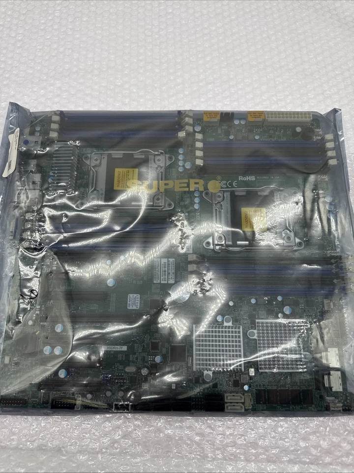 Supermicro X9DRH-7F Dual LGA2011 Motherboard, Extended ATX - No i/o shield  New - Image 3 of 3
