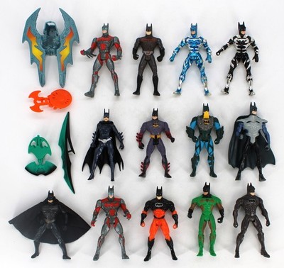 Lot of Batman Forever, Batman & Robin Kenner 25 Figures & 7
