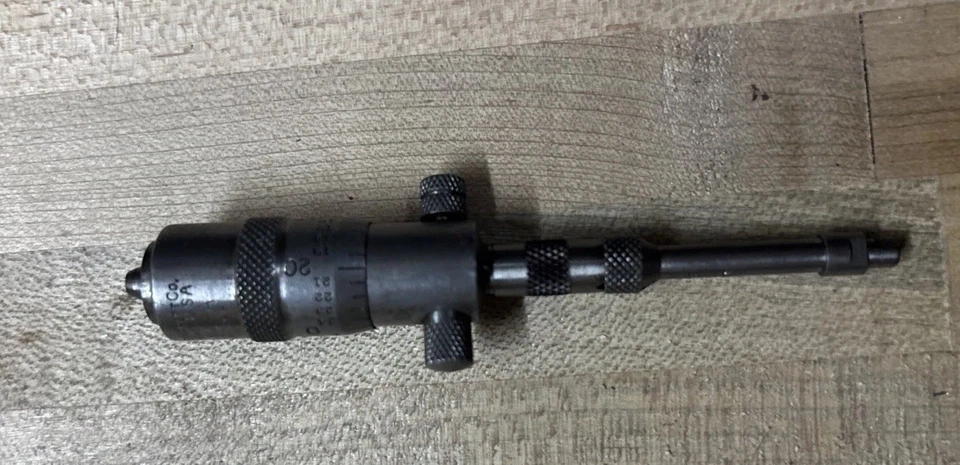 Micrómetro interior Starrett herramienta de mano de precisión herramientas de maquinista prístino de colección Foto 3 de 4