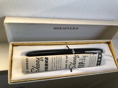 Scheafer s  tip dip Antique Fountain Pen with Original Box Ephemera