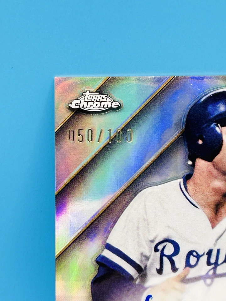 2025 Topps Chrome George Brett 1985 Serie Mundial Campeón Automático WSC-GB 50/100 Foto 3 de 4