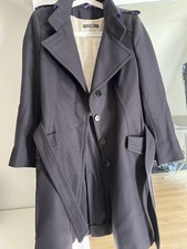 Hochwertiger Drykorn Trenchcoat aus Wolle Größe 3 38 M neu Schwarz
