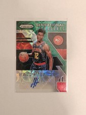 2019-20 Panini Prizm Choice Green Prizm Auto #SS-DAH/8 De'Andre Hunter RC AUTO