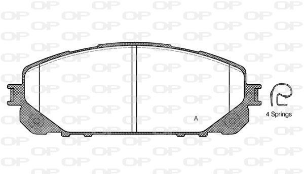Plaquettes de frein Jeep Cherokee pour conduite montagne et tout-terrain 4X4