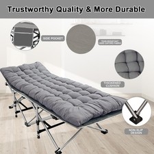 Heavy Duty Camping Cot Foldable Outdoor Bed Portable Sleep Travel Cot Bag