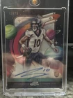 2024 Topps Cosmic Chrome First Flight Signatures Bo Nix #FFS-BN /75