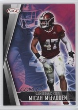 2022 SAGE Low Series Black Micah McFadden #40 6ts