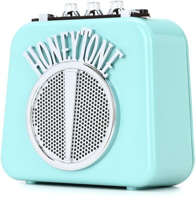 Danelectro Honeytone N-10 Guitar Mini Amp, Aqua