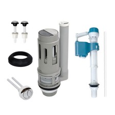 2-Inch Dual Flush Valve Repair Kit for 2-Piece Top-Flush Toilets, Includes 8"...