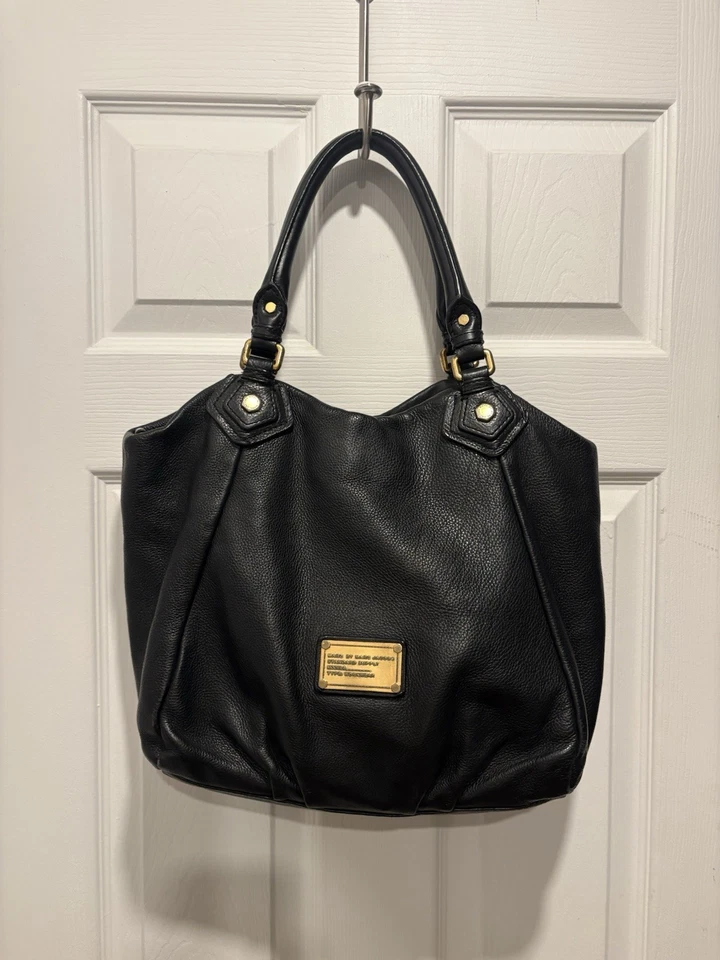 Marc By Marc Jacobs Classic Q Francesca Leather Tote Purse Bag - Image 2 of 4